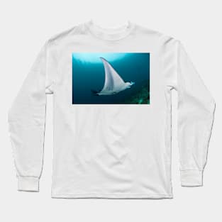 Manta ray (C002/9079) Long Sleeve T-Shirt